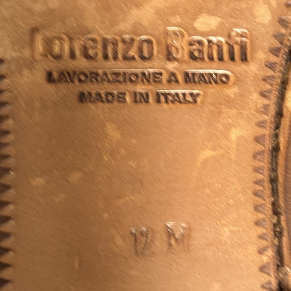Lorenzo Banfi Men's Brown Leather Dress Shoes Men’s size 12 M made in Italy - Picture 11 of 13